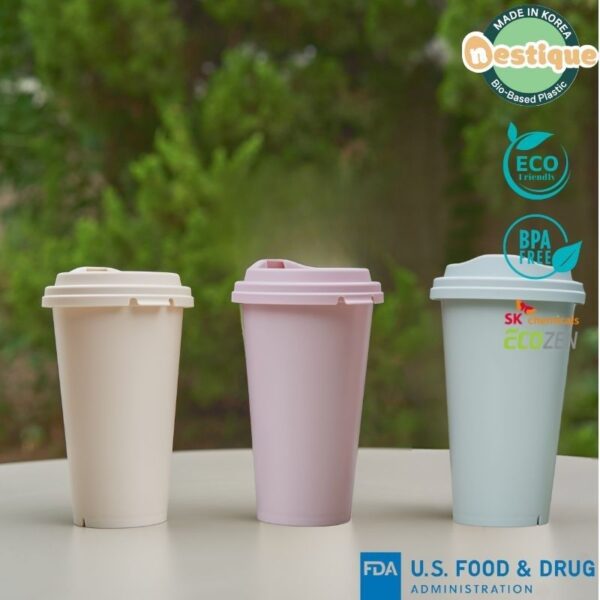 Ly Reusable Cup cao cấp hiệu Nestique N-721F [390ml]